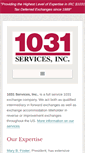 Mobile Screenshot of 1031services.com